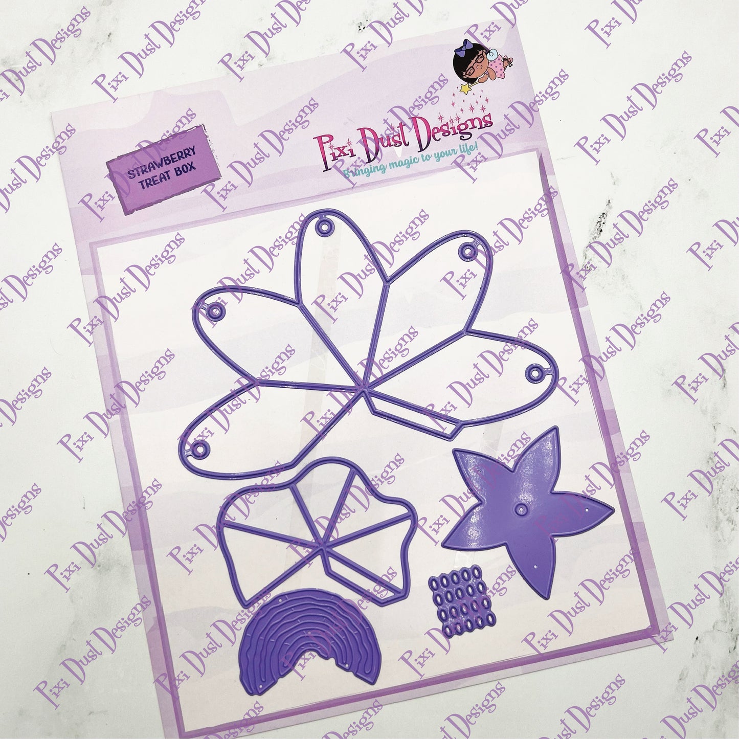 Strawberry Treat Box Die set