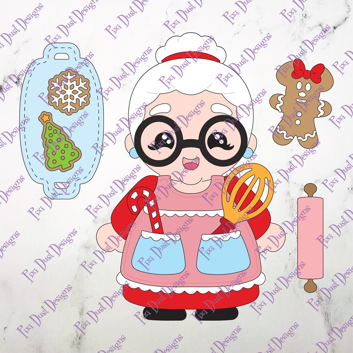 Mrs. Claus Kitchen Die