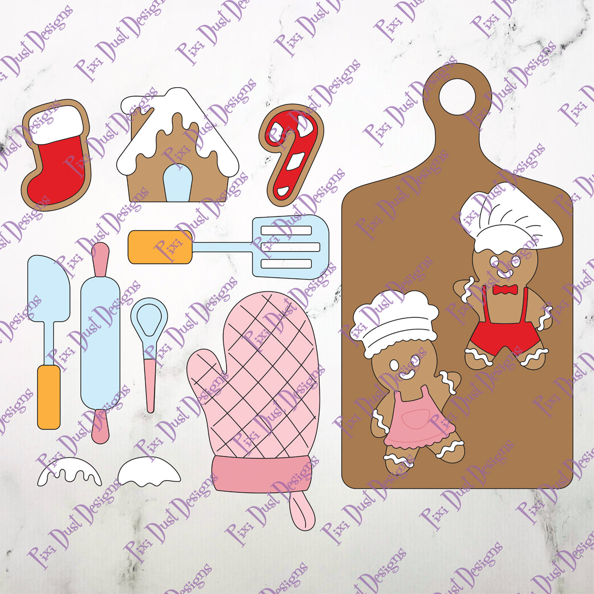 Gingerbread Bakery Die