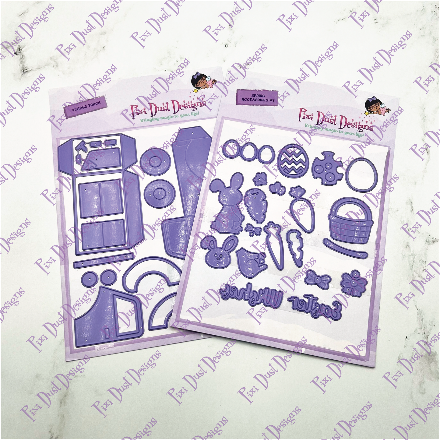 Spring Accessories VT and Vintage truck Die Bundle