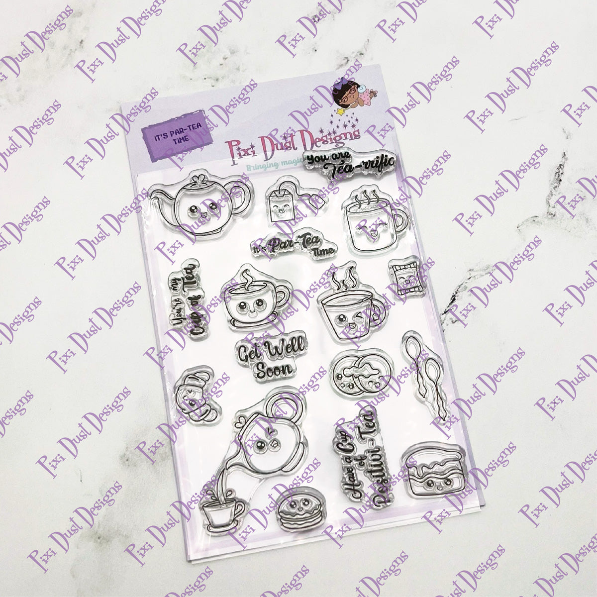 Its Par-Tea Time stamp set