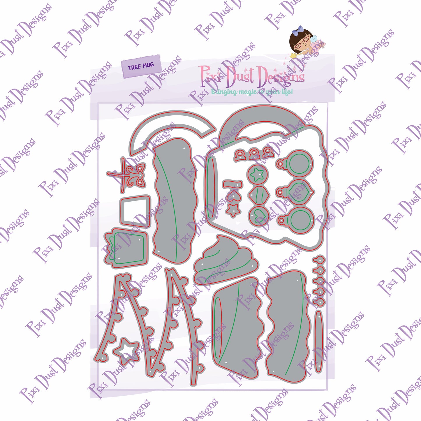 Tree Mug Die Set