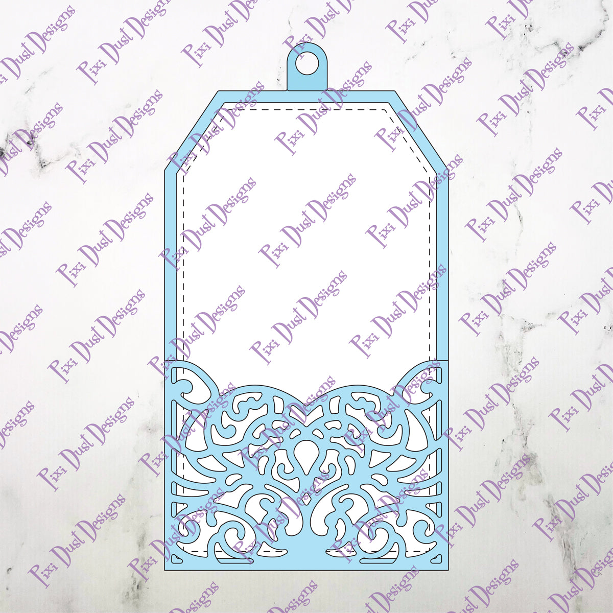 Filigree Pocket Tag Die