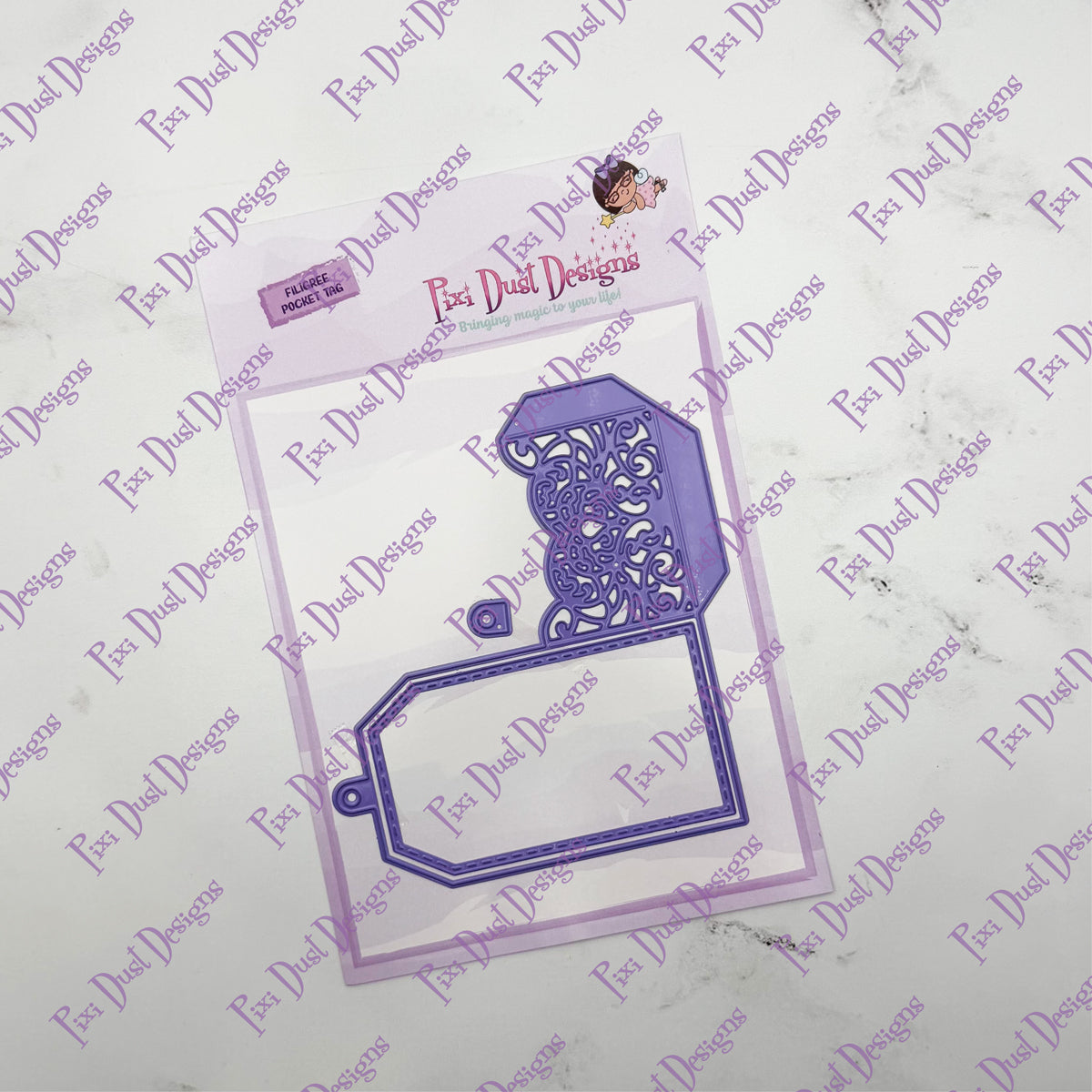 Filigree Pocket Tag Die