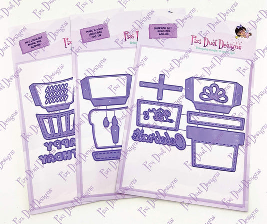 A Wish Surprise Cupcake - Music Box Add-On die set bundle