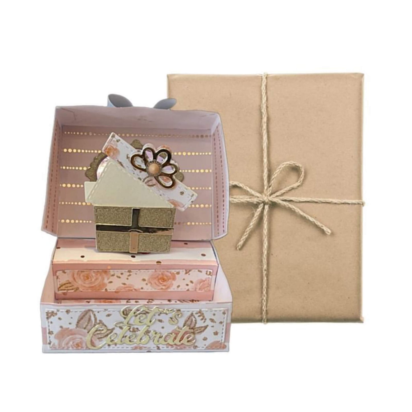 A Wish Surprise Cupcake - Music Box Add-On die set bundle