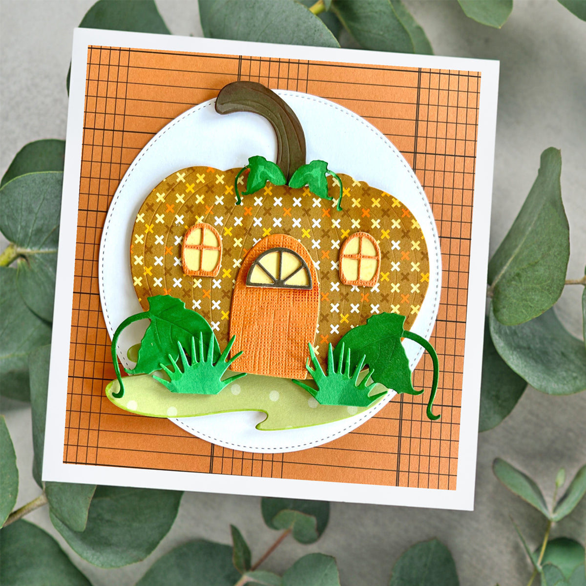 Pumpkin House Die Set