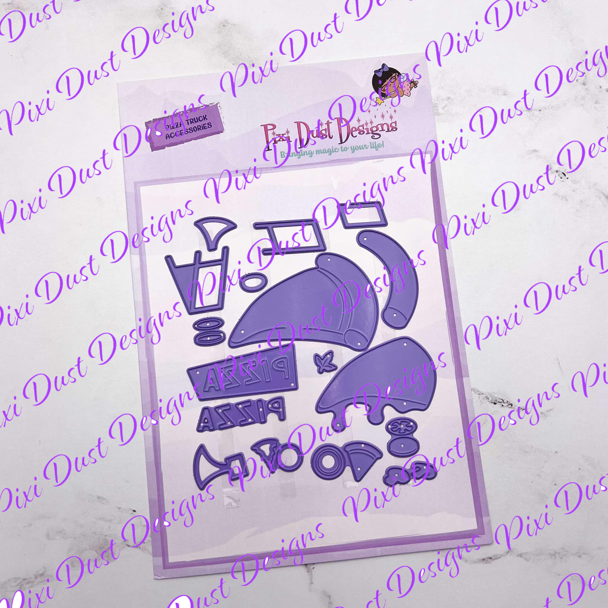 Pizza Truck Accessories Die Set
