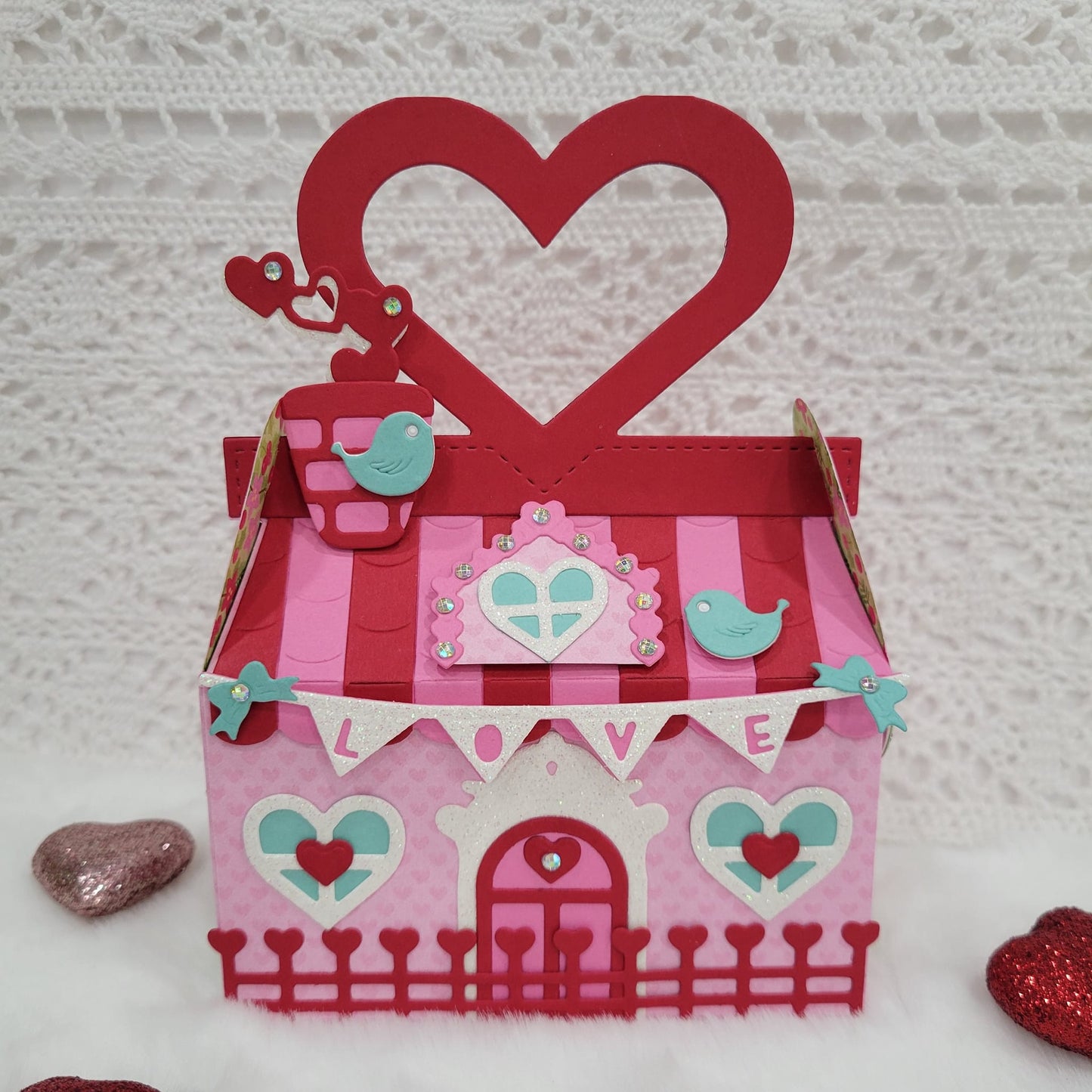 Gable House, Valentines House BG Add and interchangeable heart handle on a Bundle