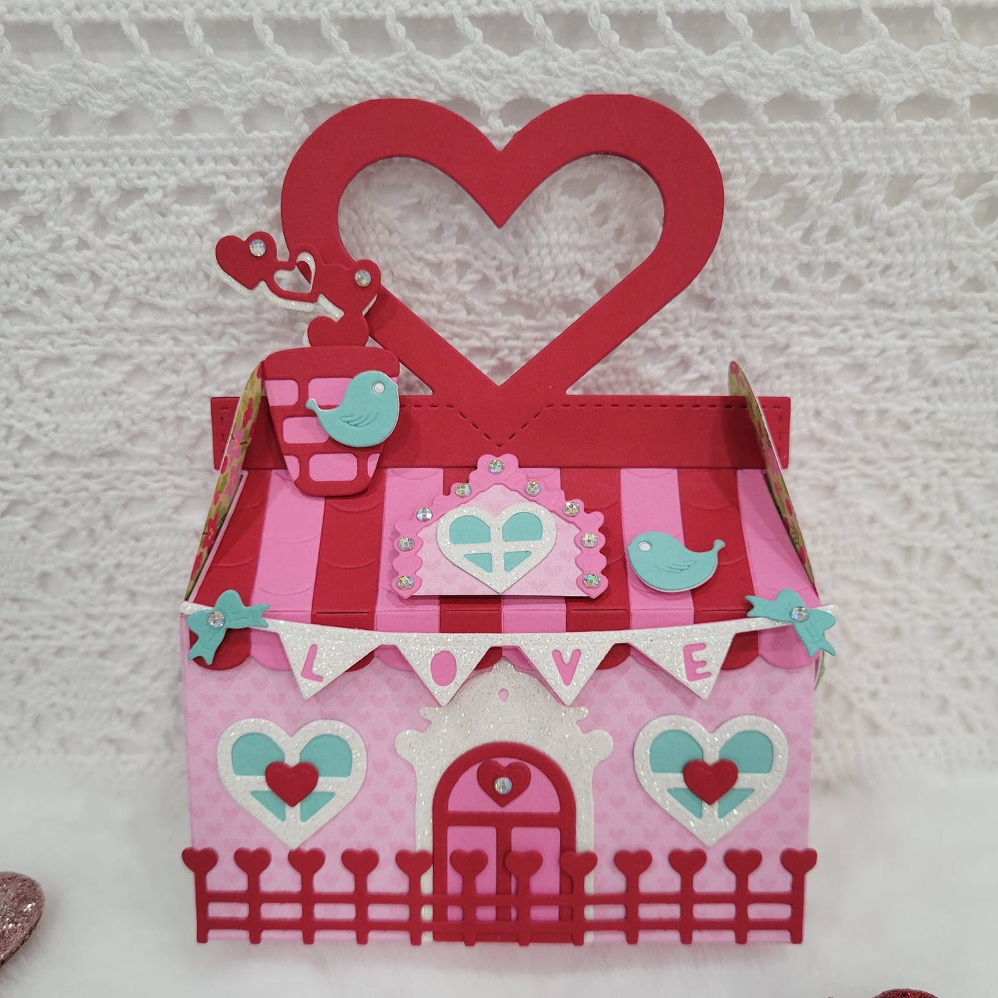 Valentine House BG Add On Die Set