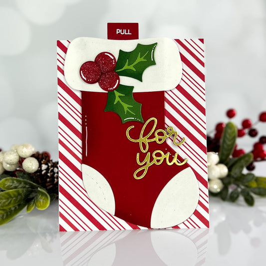 Stocking Gift Card Holder Die