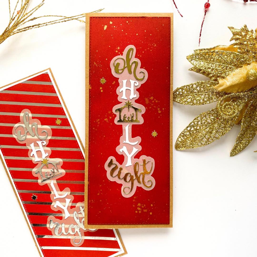 Holy Night and Let It Snow sentiment Die Bundle