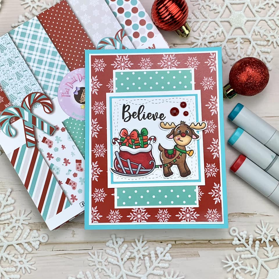 Let It Snow Paper Pad 6x6