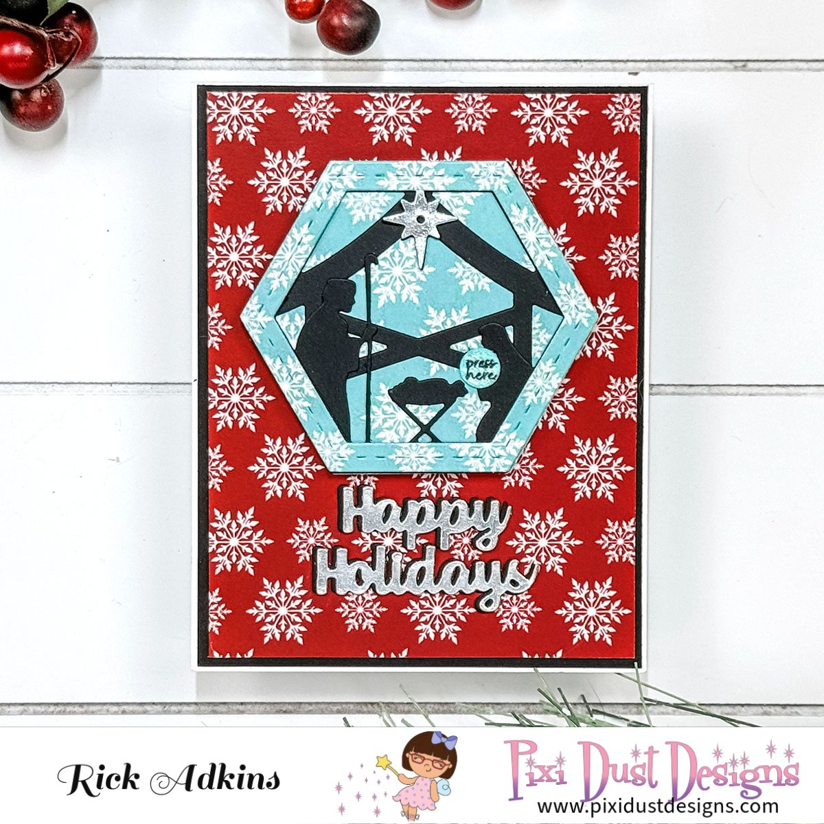 Nativity Ornament add-on Die