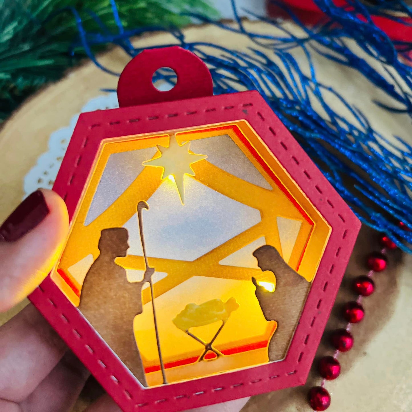 Nativity Ornament add-on Die