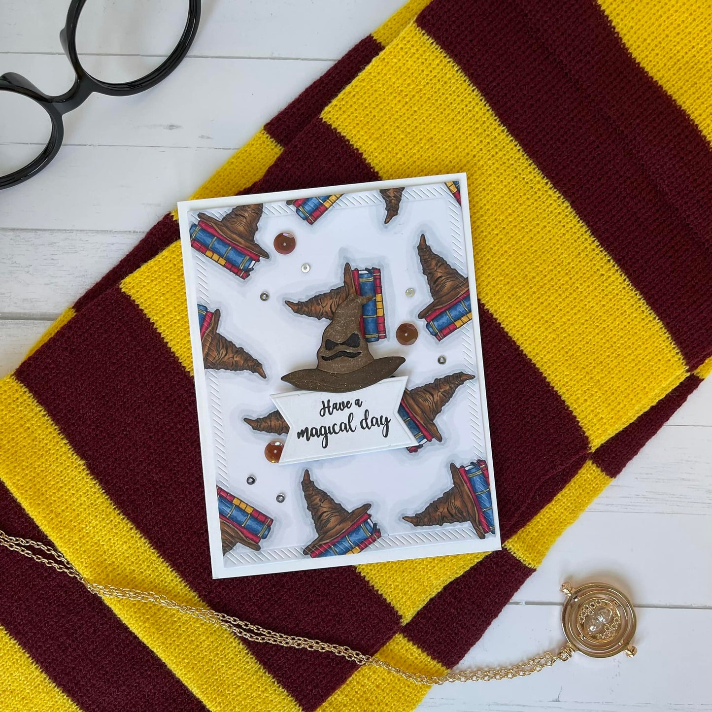 Wizard World Stamps and 6x6 paper pad  Bundle