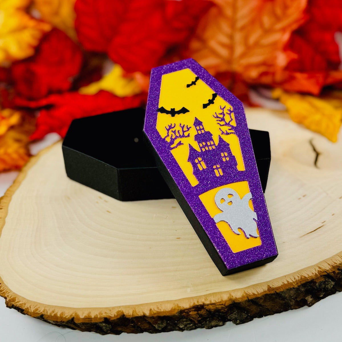 Halloween Coffin box and Add on Die Bundle
