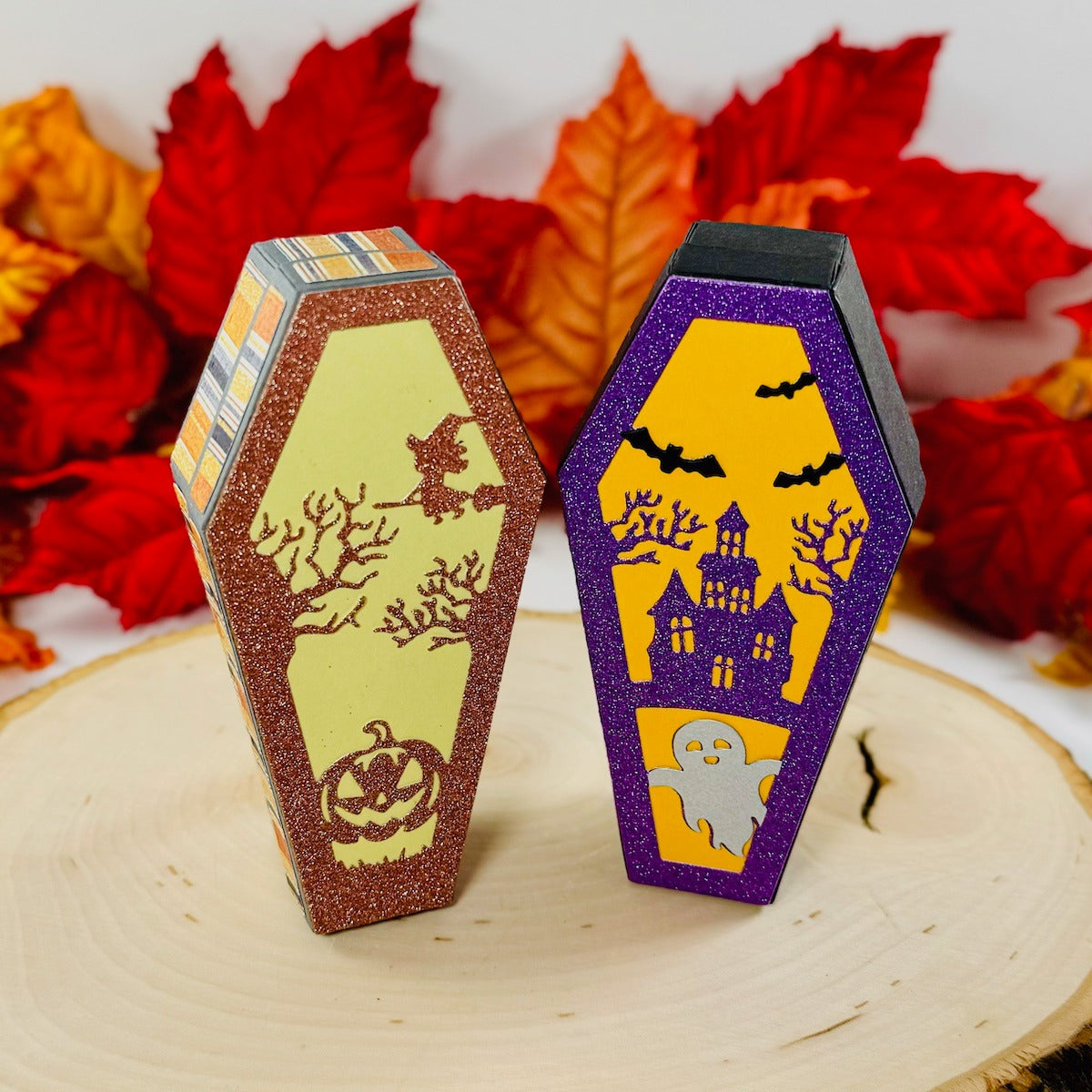 Halloween Coffin Add on Die
