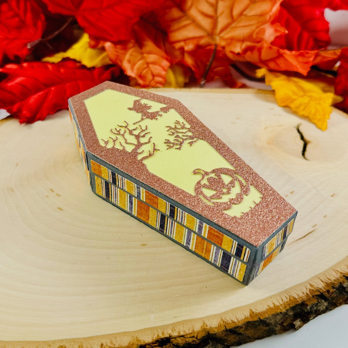 Halloween Coffin box and Add on Die Bundle