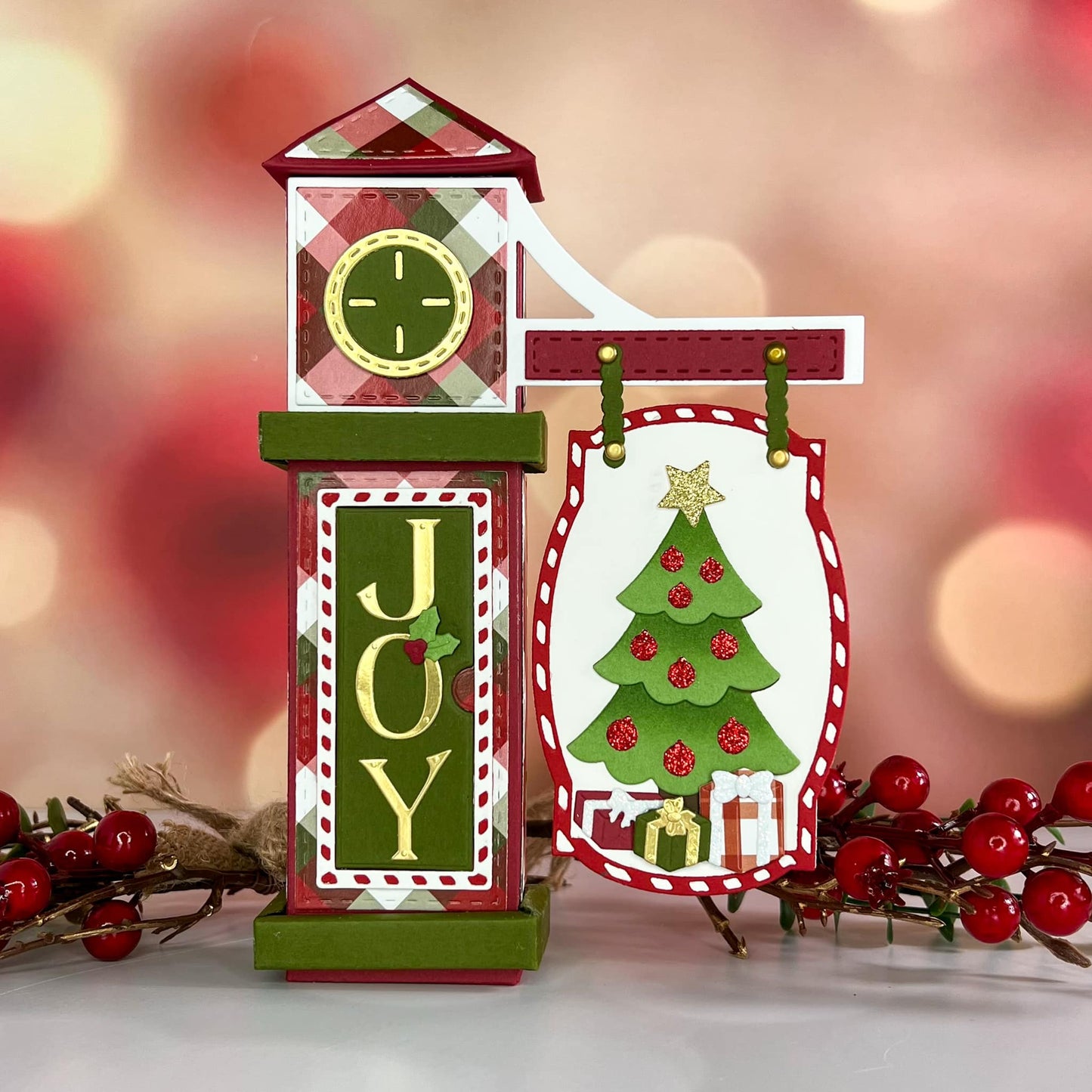 Christmas Tree Grandfather Clock Add-On