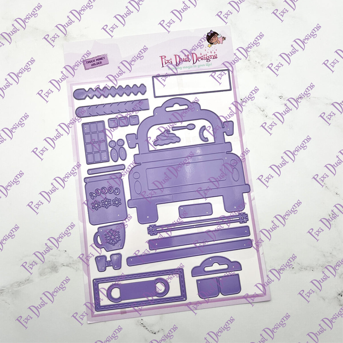 Truck Money Holder Die