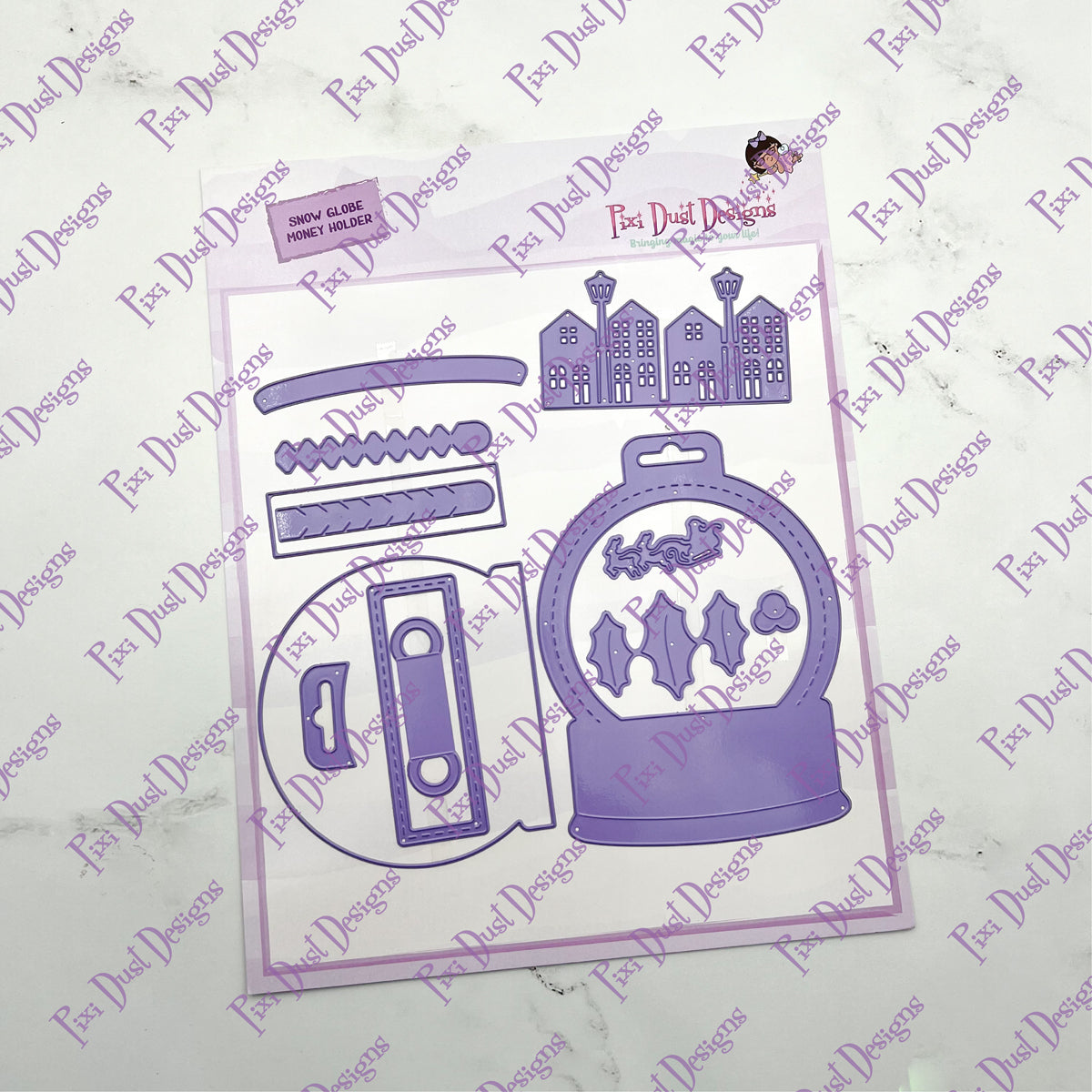 Snow Globe Money Holder Die