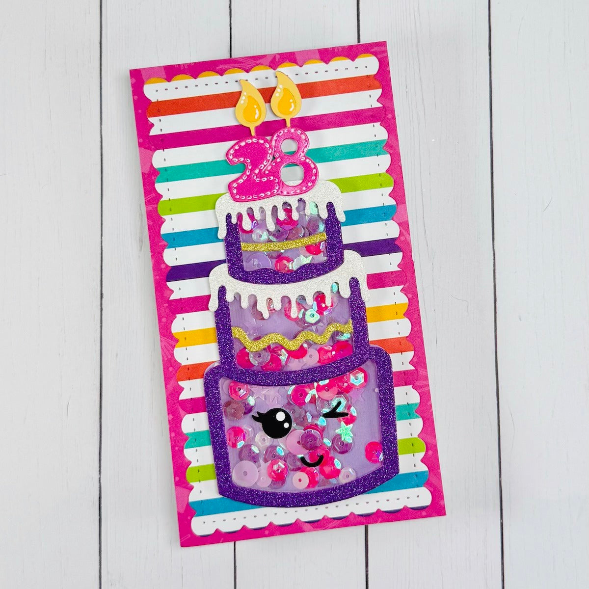Birthday Hat die set, Birthday Balloon die set, and Let's Eat Cake Die Set Bundle
