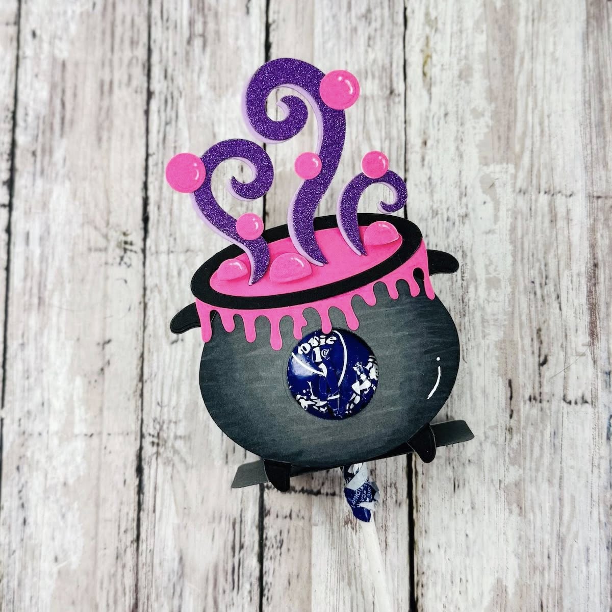 Cauldron Lollipop Holder Die