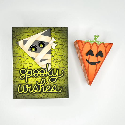 Mummy and Pumpkin Cake Die Add-on