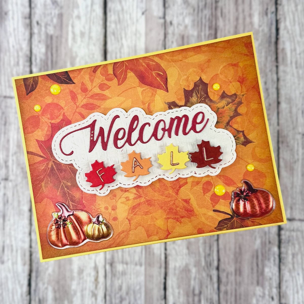 Welcome Fall & Fall In Love Die Set