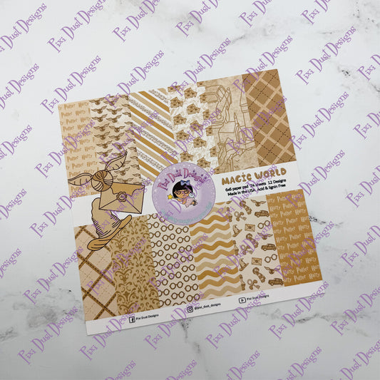 Magic World Paper Pad 6x6
