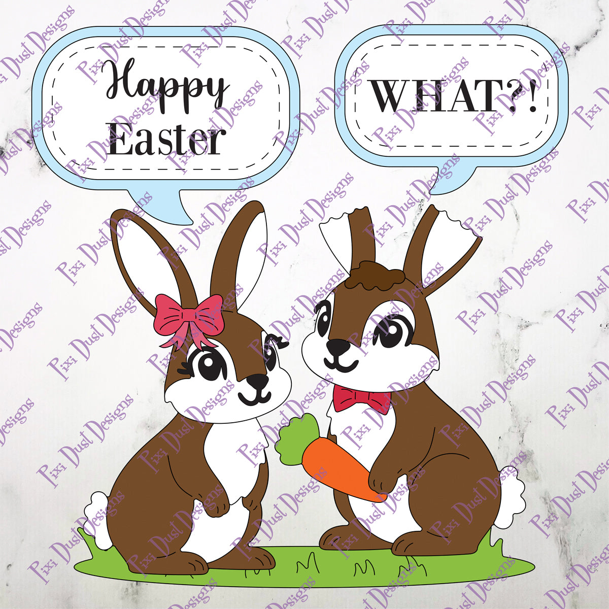 Chocolate Easter Bunny Die
