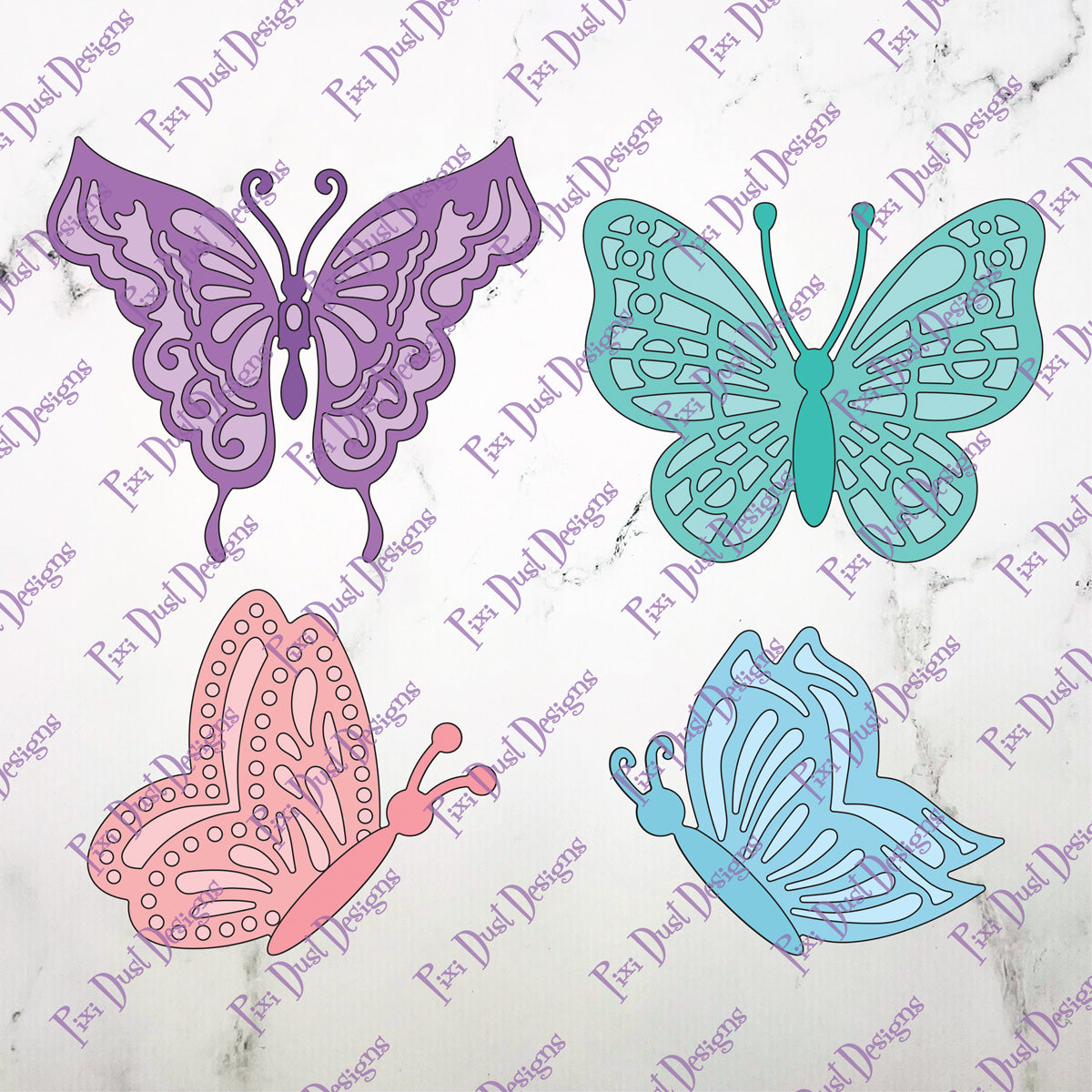Fancy Butterflies Die