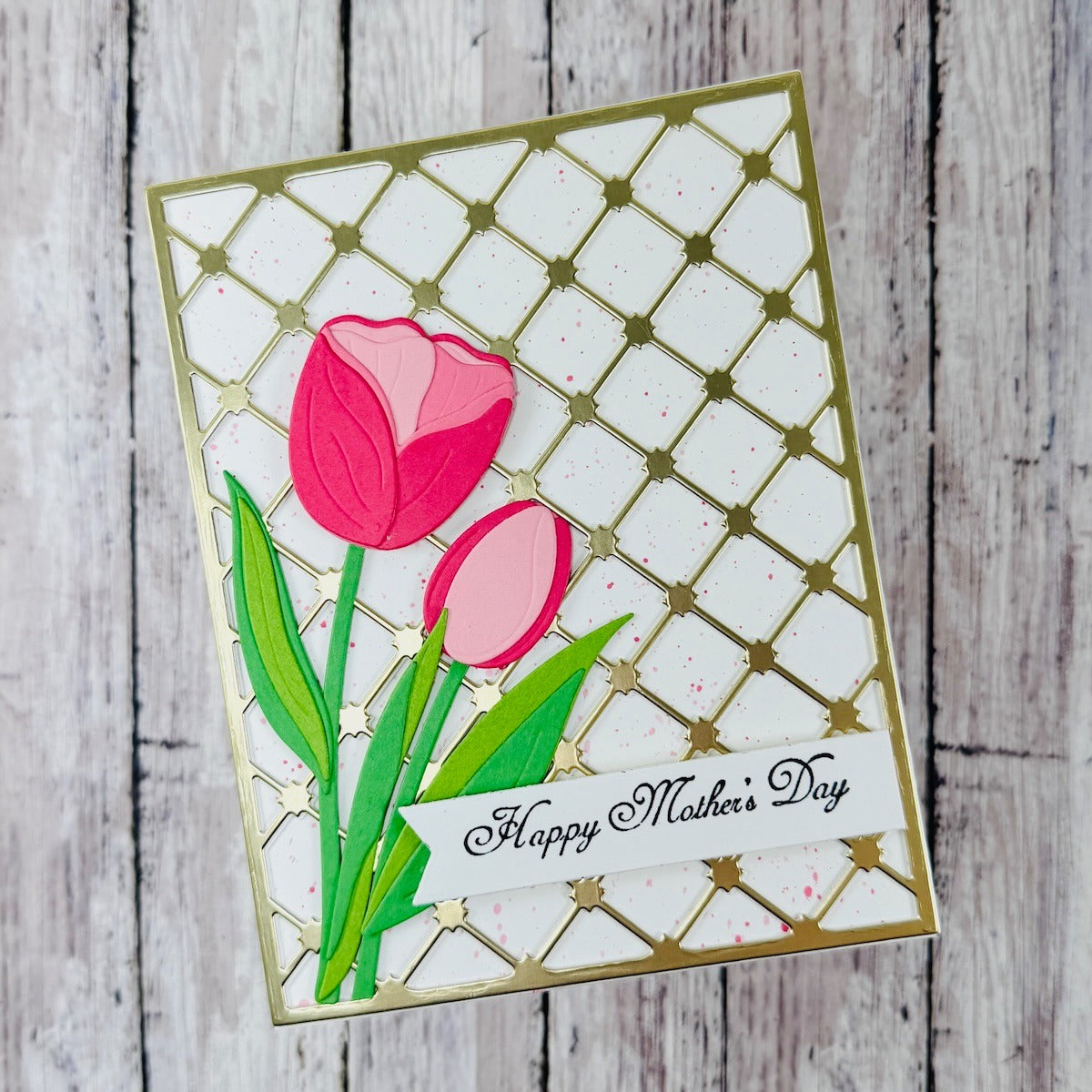 Elegant Trellis Background Die