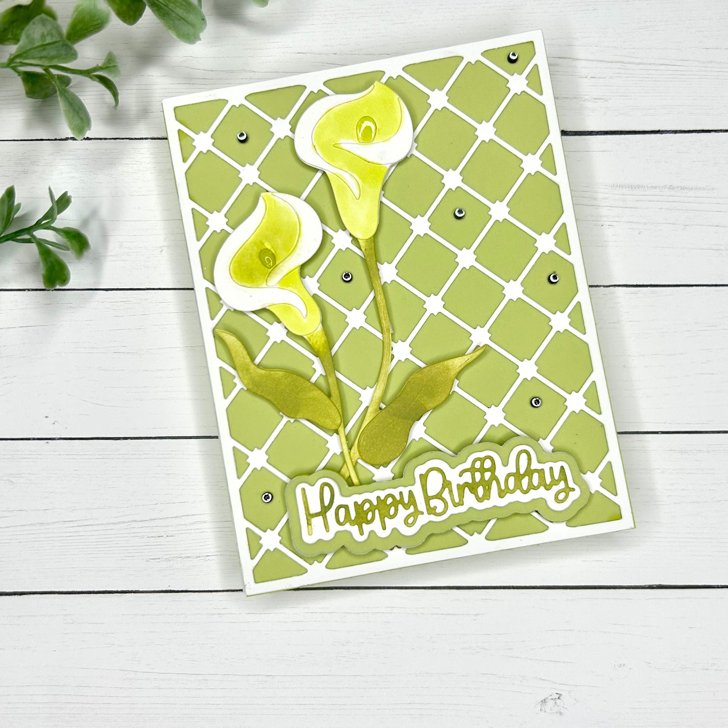 Elegant Trellis Background Die