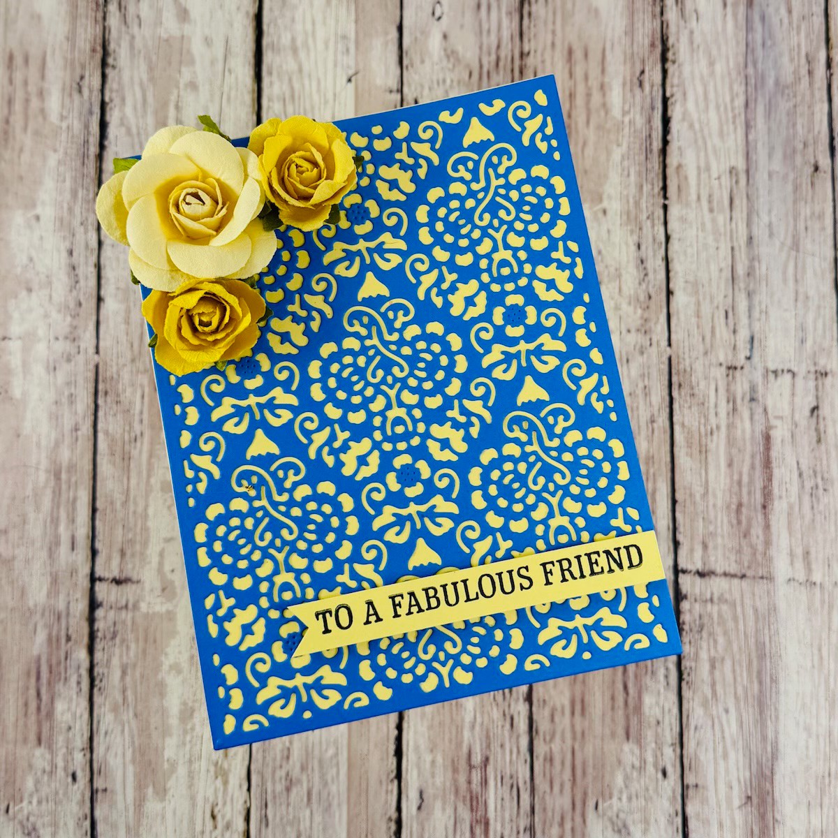 Damask Background Die
