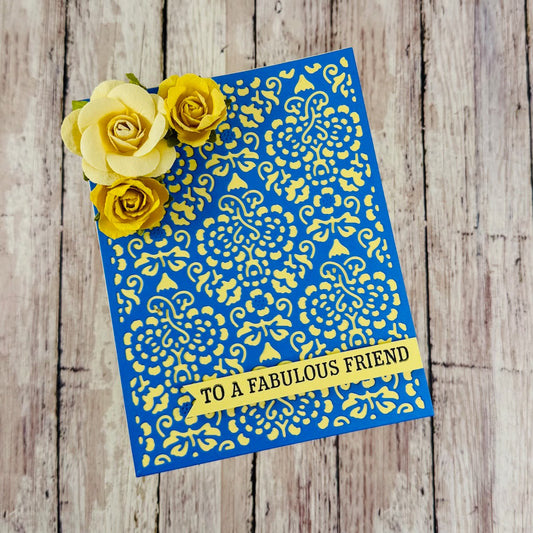 Damask Background Die