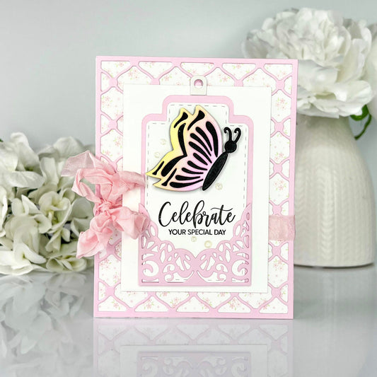 Fancy Lace Pocket Tag Die