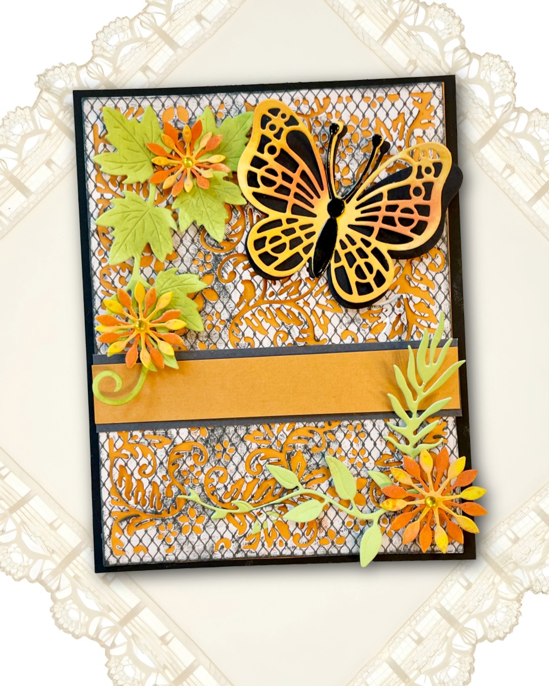 Blooming Flourish Background Die
