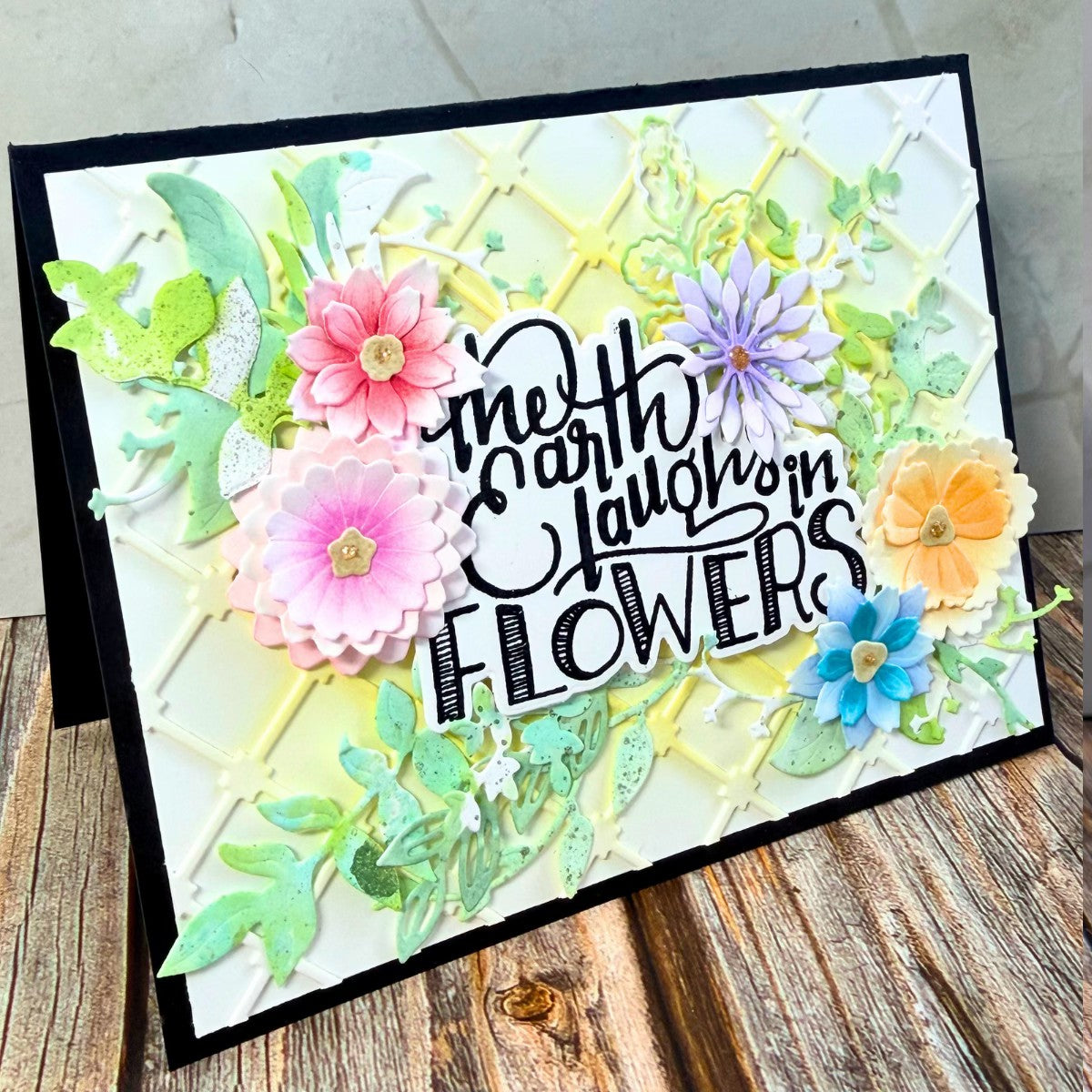 Elegant Trellis Background Die