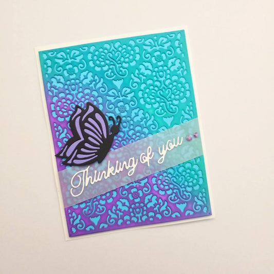 Damask Background Die