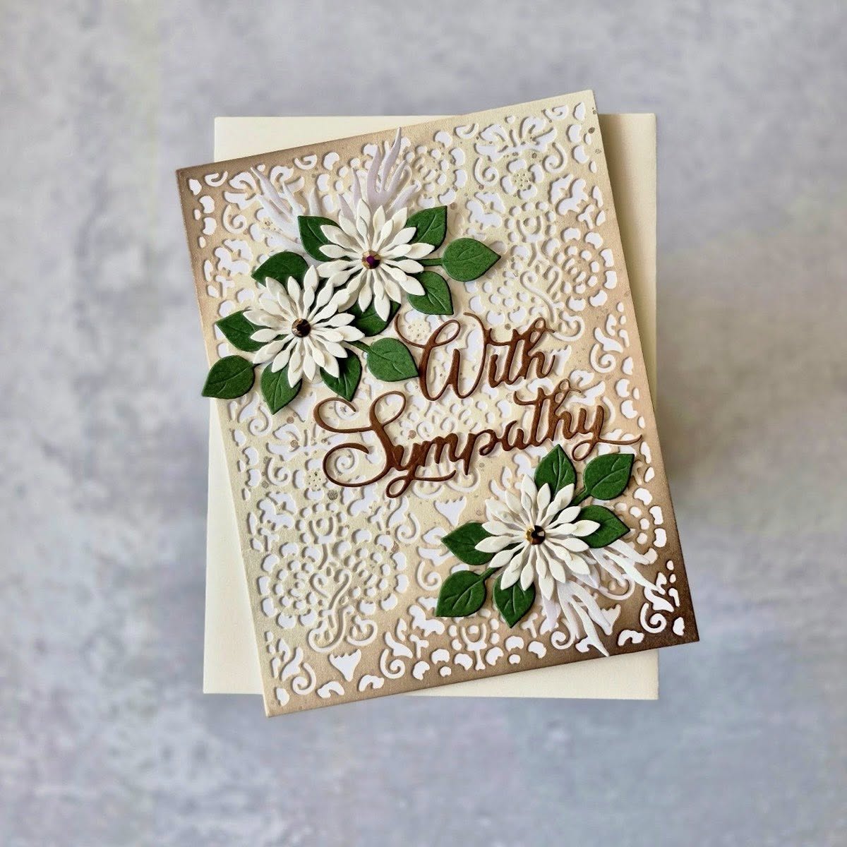 Blooming Flourish Background Die