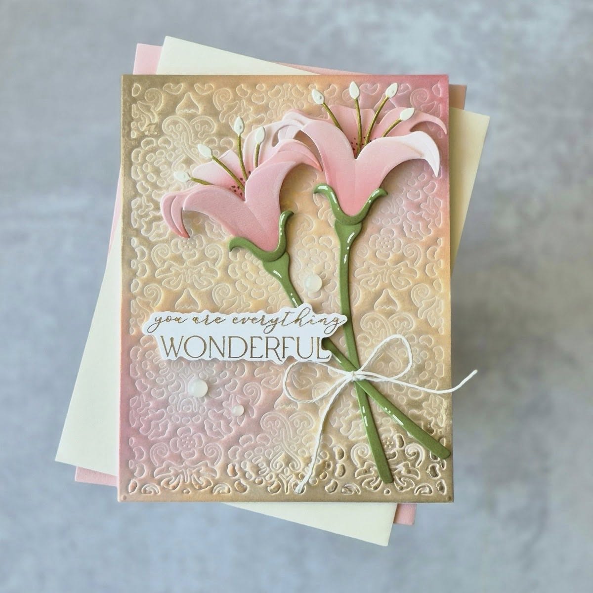 Damask Background Die