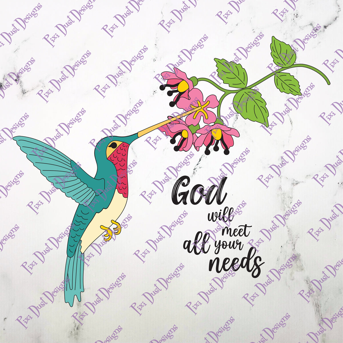God will Meet all your Needs Die