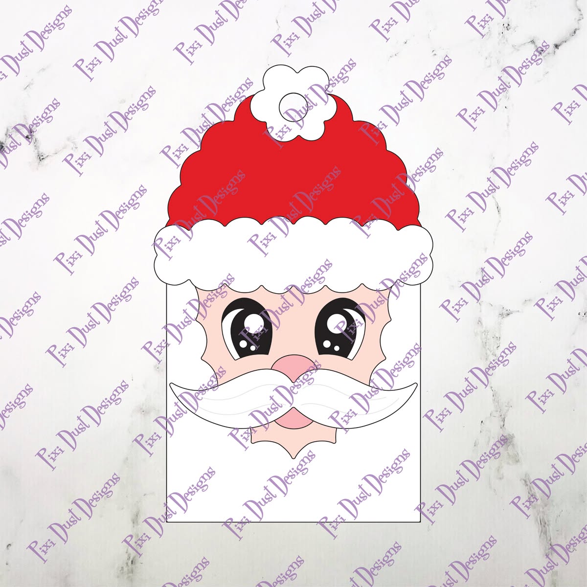 Santa Pocket Tag