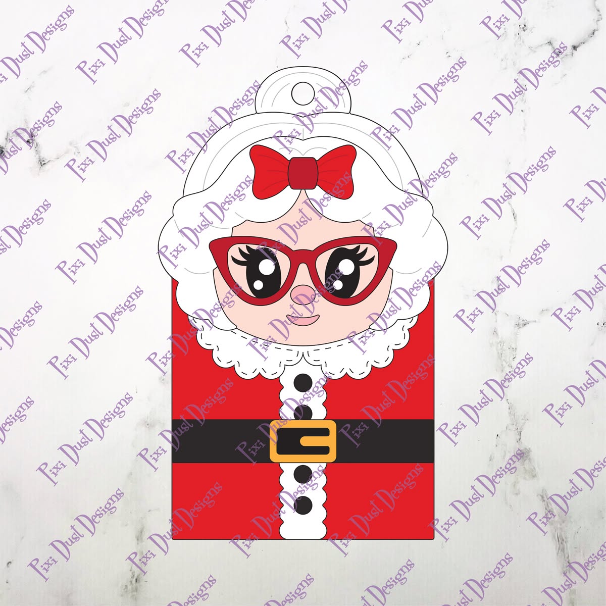 Mrs. Claus Pocket Tag