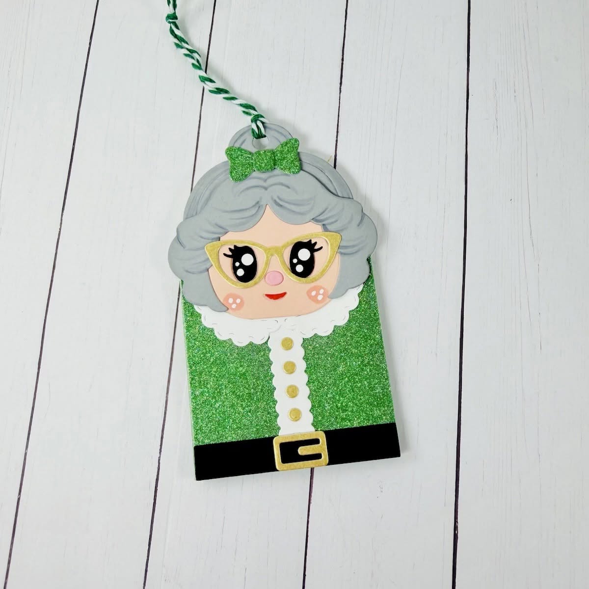 Mrs. Claus Pocket Tag