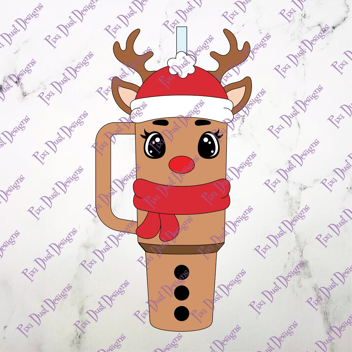 Reindeer Tumbler Add-on Die