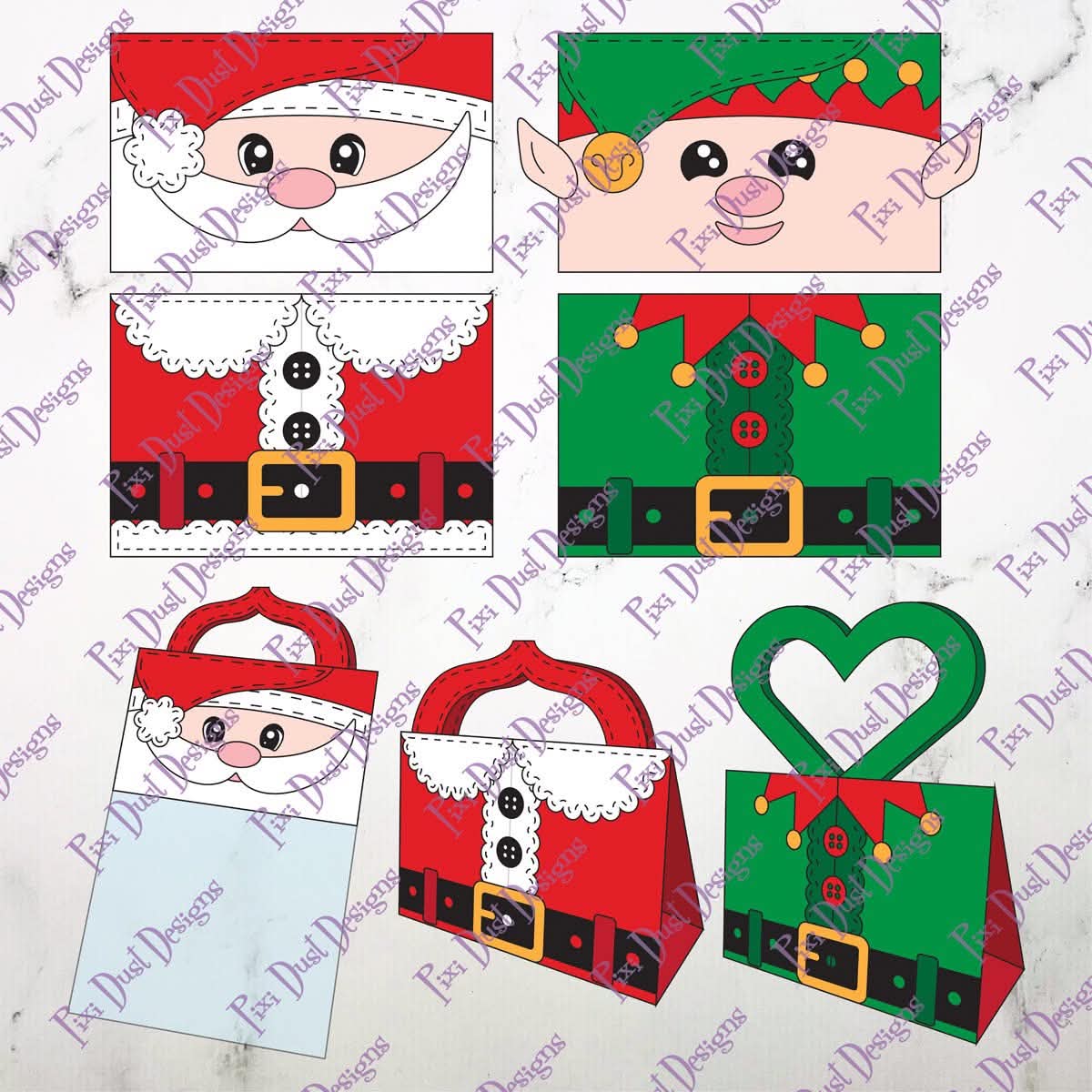 Santa & Elf Topper Bundle