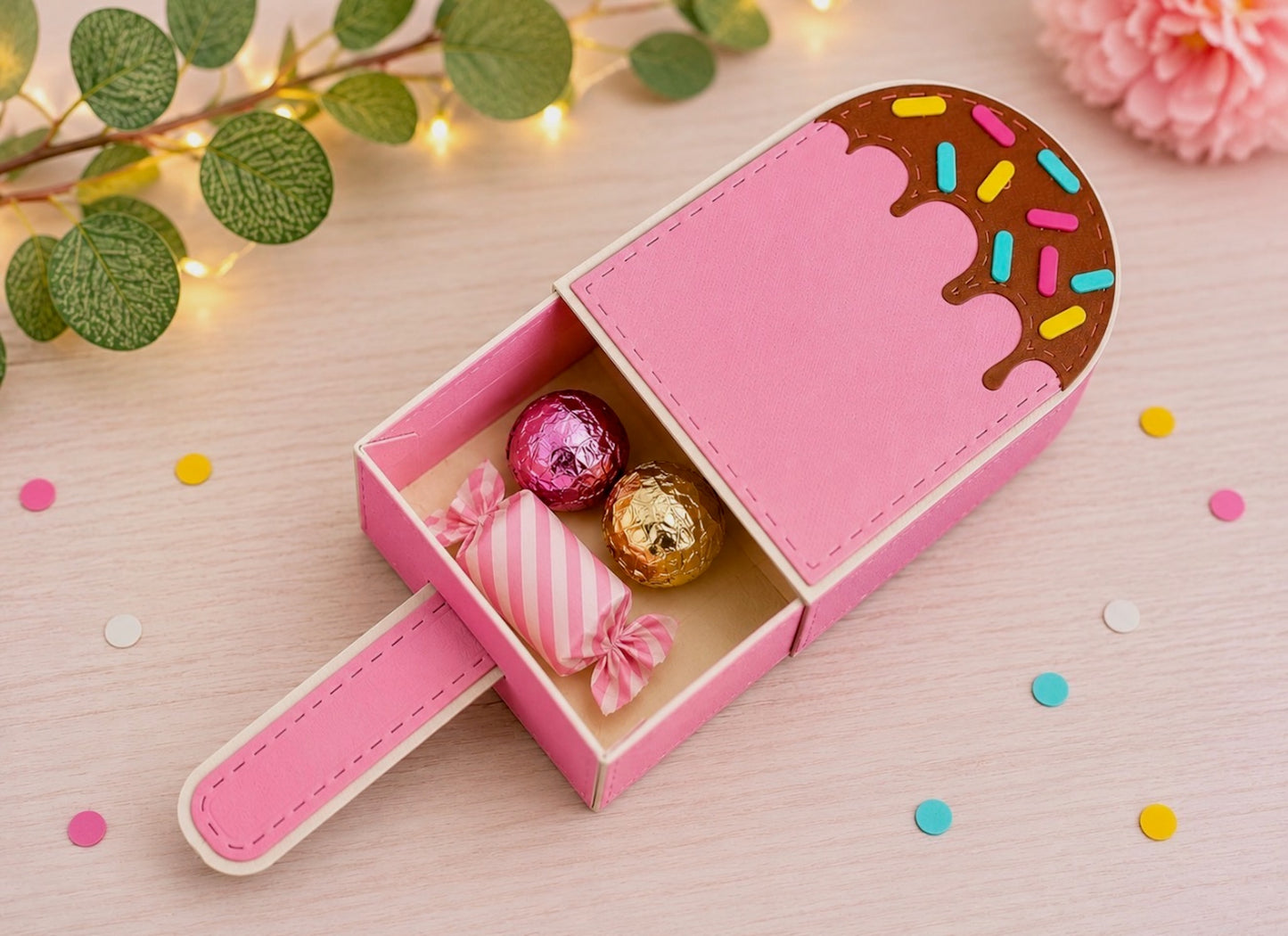 Popsicle Box Die